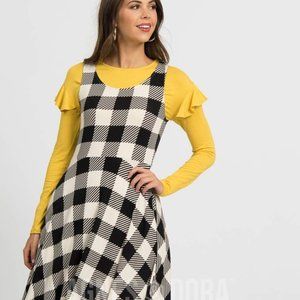 Agnes & Dora Fisher Dress in Buffalo Check
